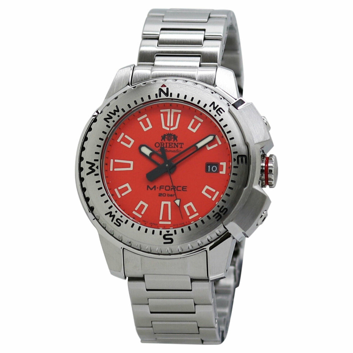 Orient Men's RA-AC0N02Y10B M-Force Stainless Steel Watch
