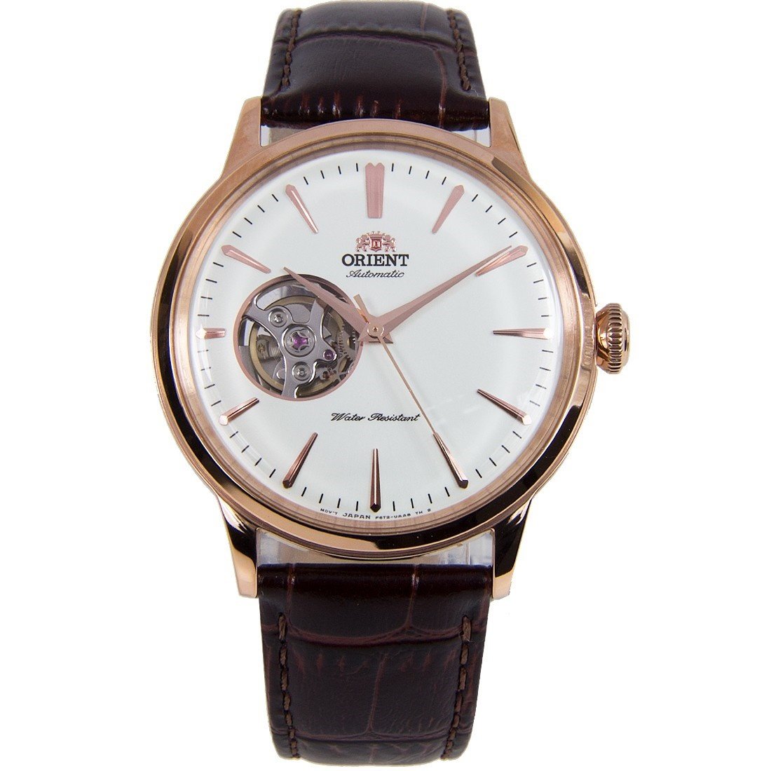 Orient Men&#39;s RA-AG0001S Esteem II Automatic Brown Leather Watch