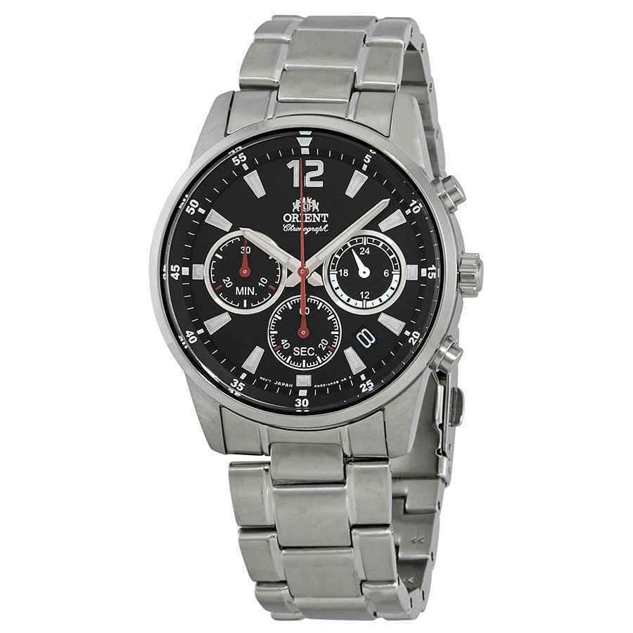 Orient Men's RA-KV0001B10B Sports Chronograph Chronograph Stainless Steel Watch