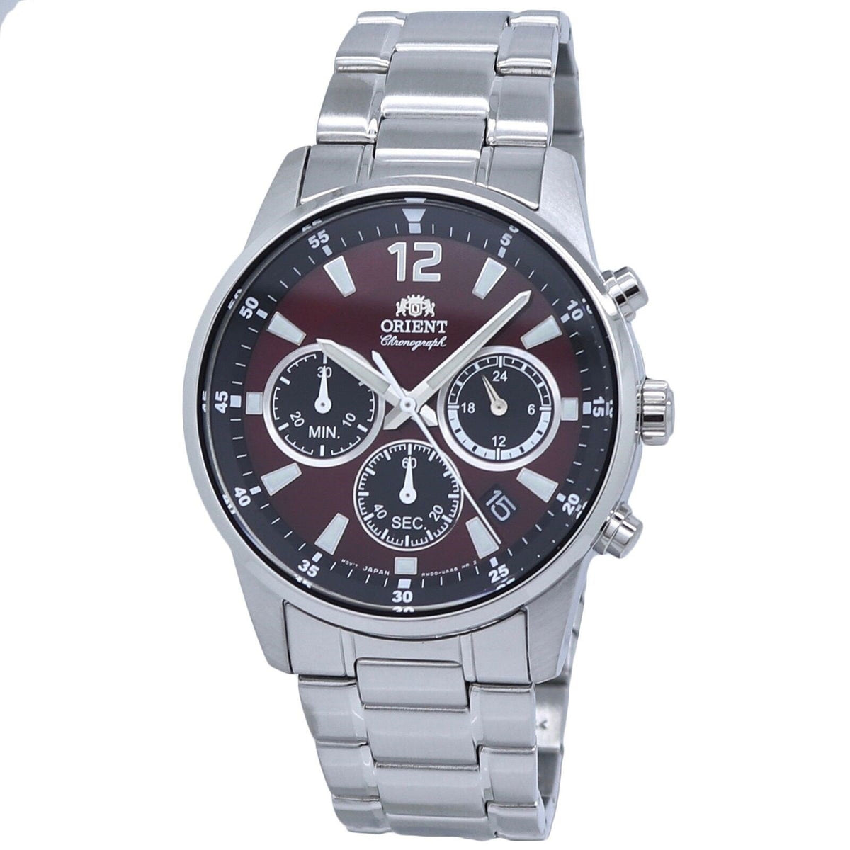 Orient Men's RA-KV0004R10B Sports Chronograph Stainless Steel Watch