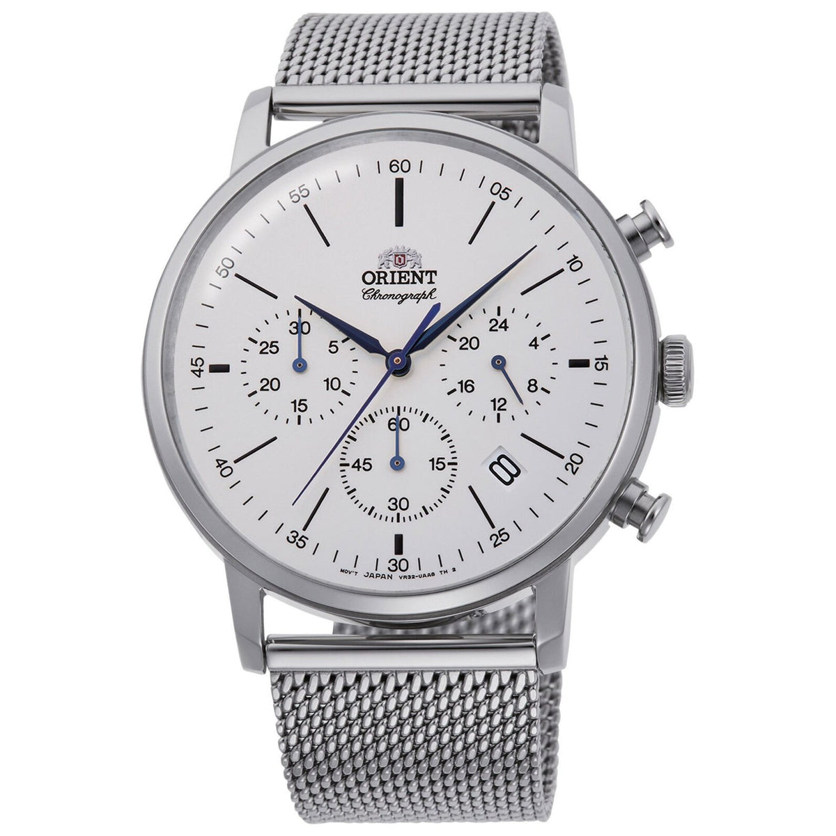 Orient Men's RA-KV0402S10B Classic Chronograph Stainless Steel Watch