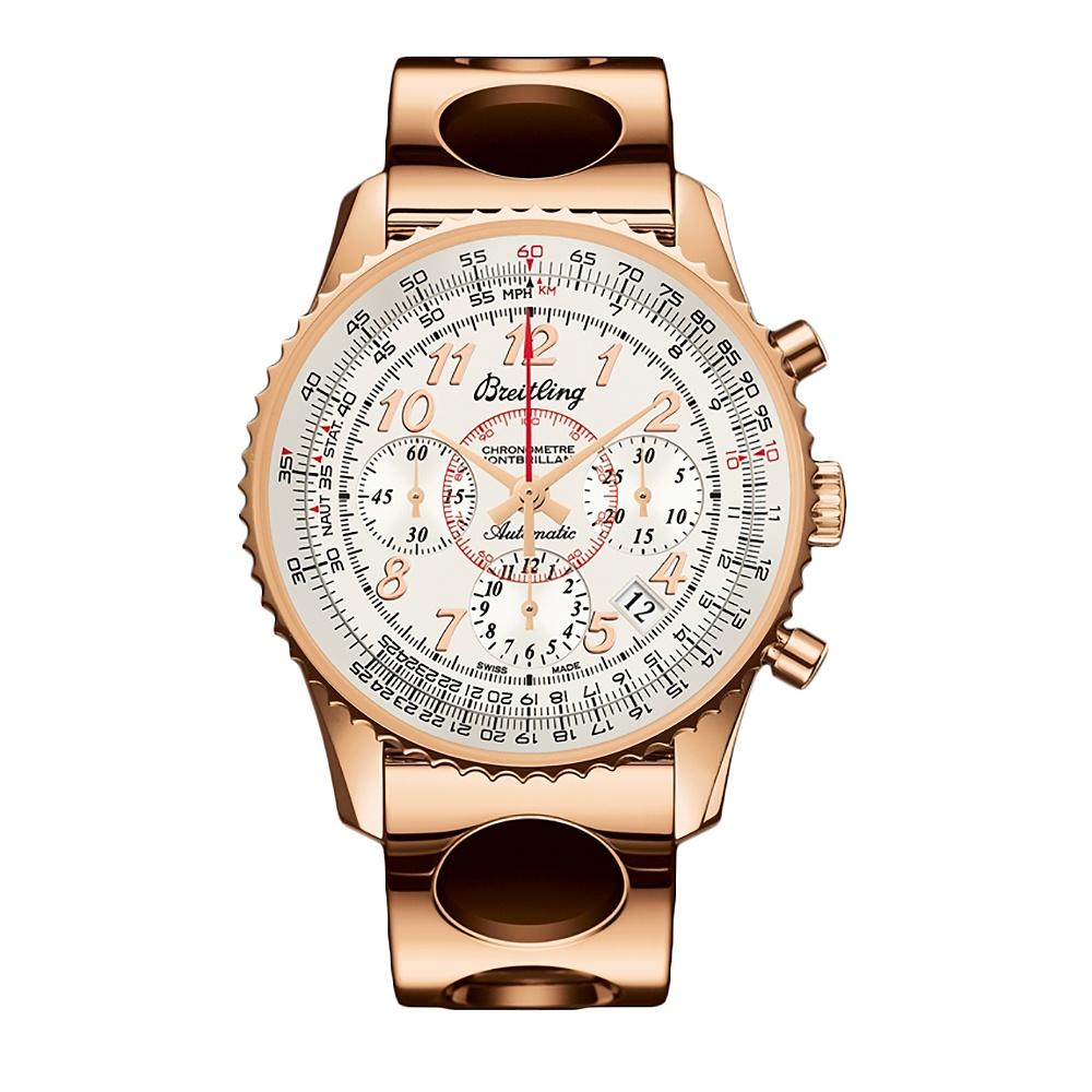 Breitling Men's RB013012-G736-223R Montbrillant 01 Chronograph Rose Gold-Tone 18kt Rose Gold Watch