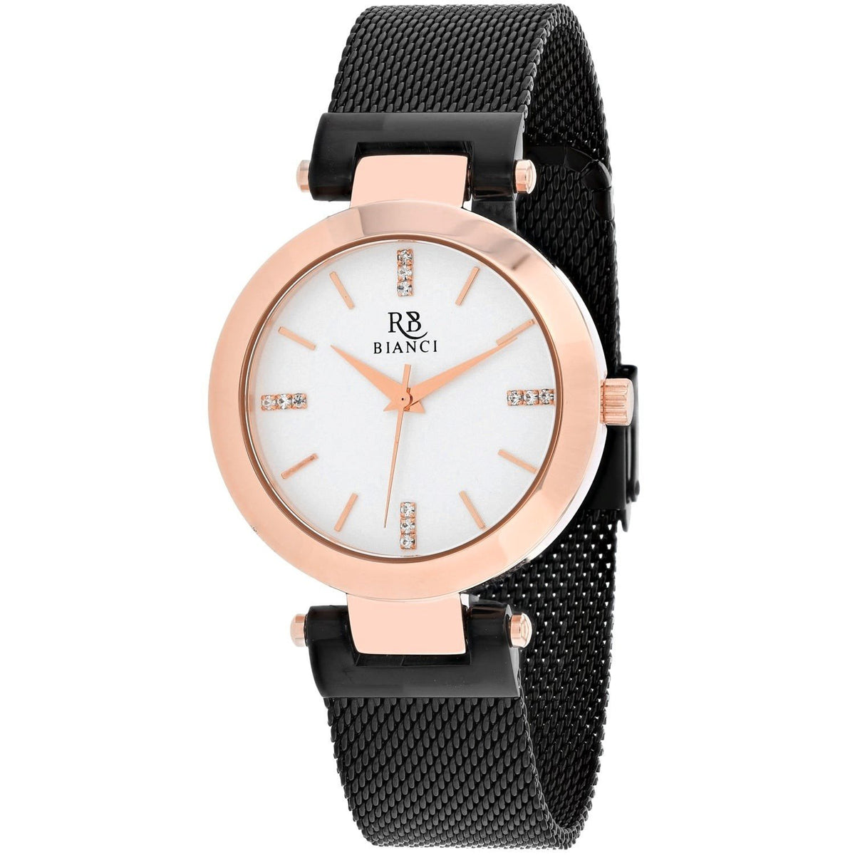 Roberto Bianci Women's RB0404 Cristallo Black Stainless Steel Watch