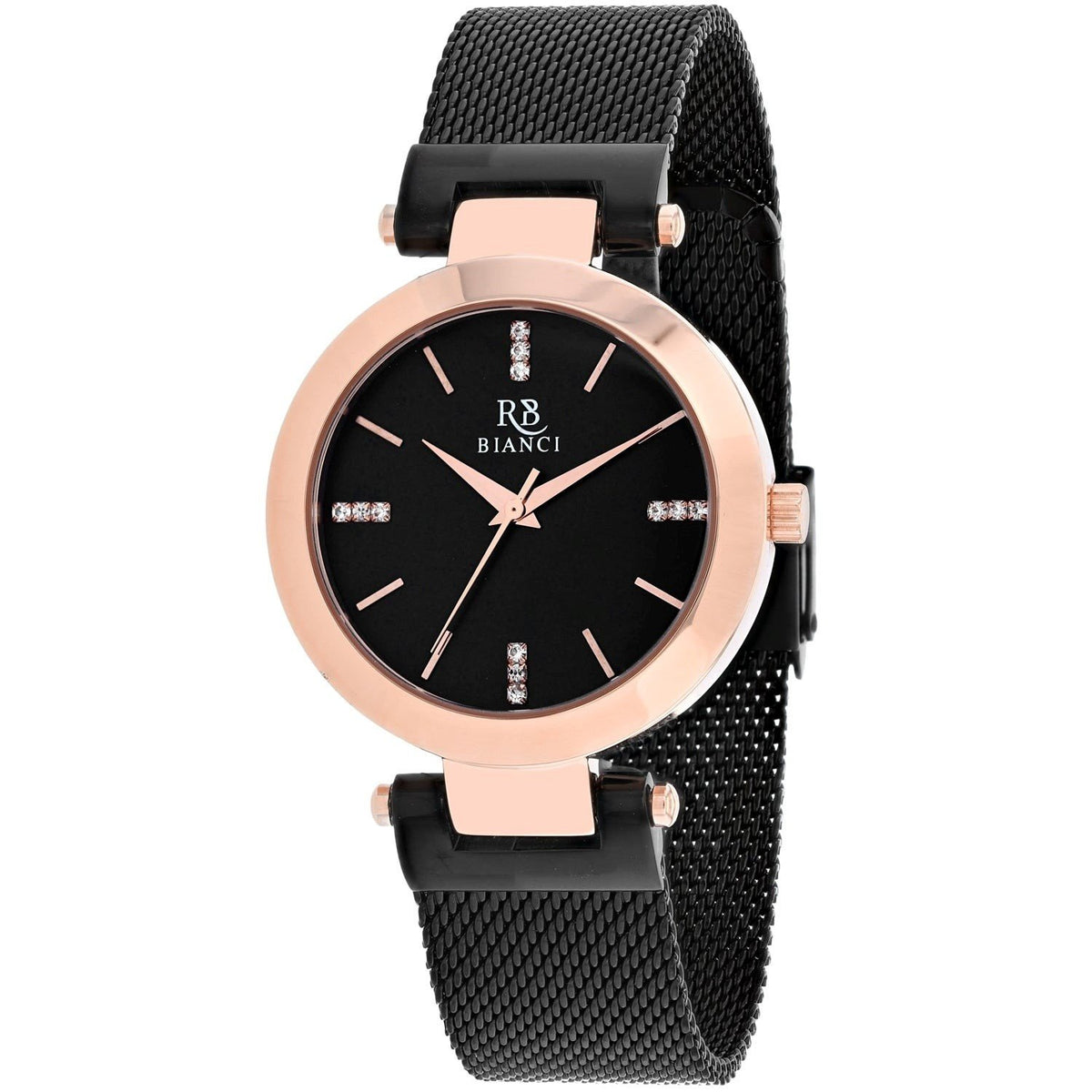 Roberto Bianci Women's RB0405 Cristallo Black Stainless Steel Watch