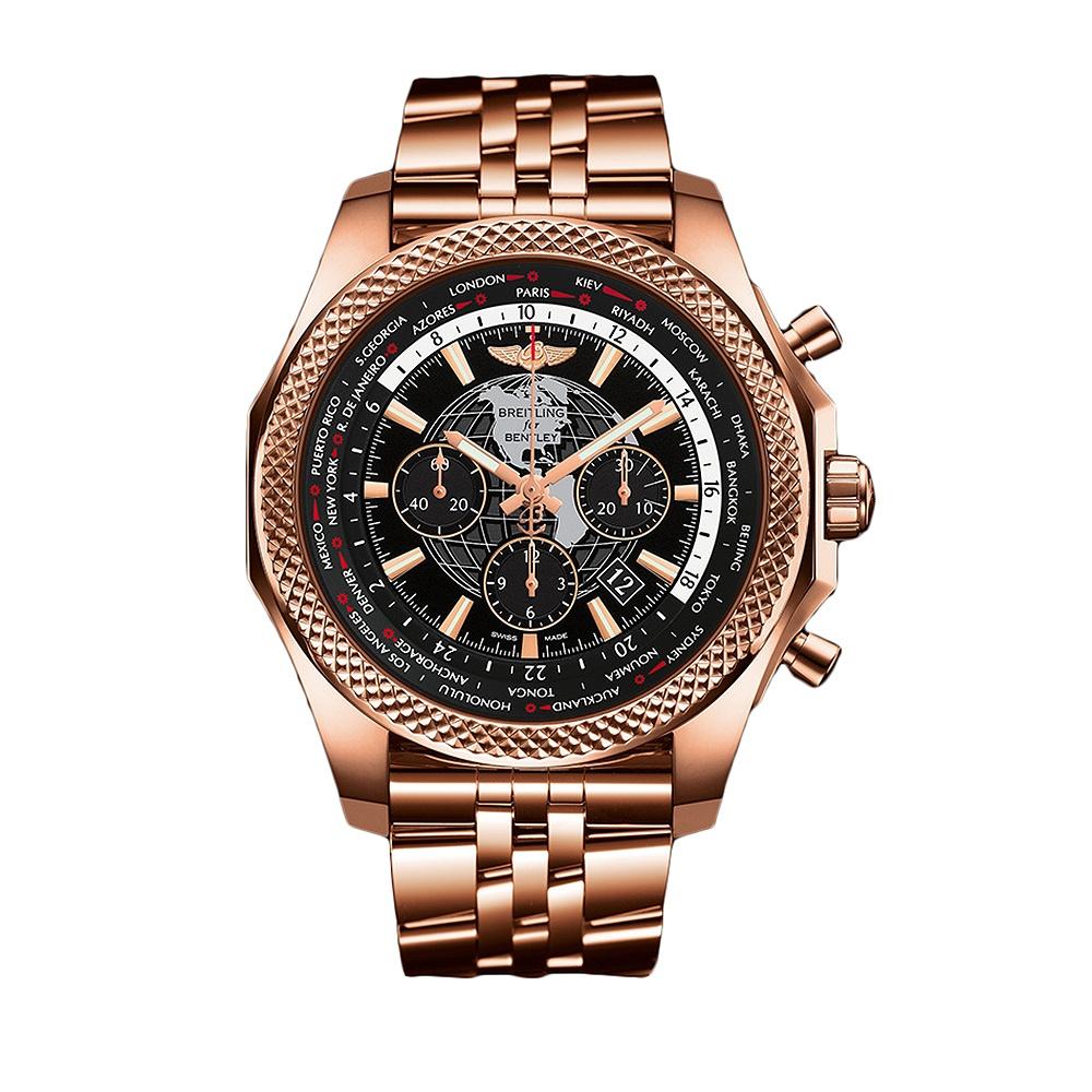 Breitling Men's RB0521U4-BE02-990R Bentley B05 Unitime Chronograph Rose Gold-Tone 18kt Rose Gold Watch