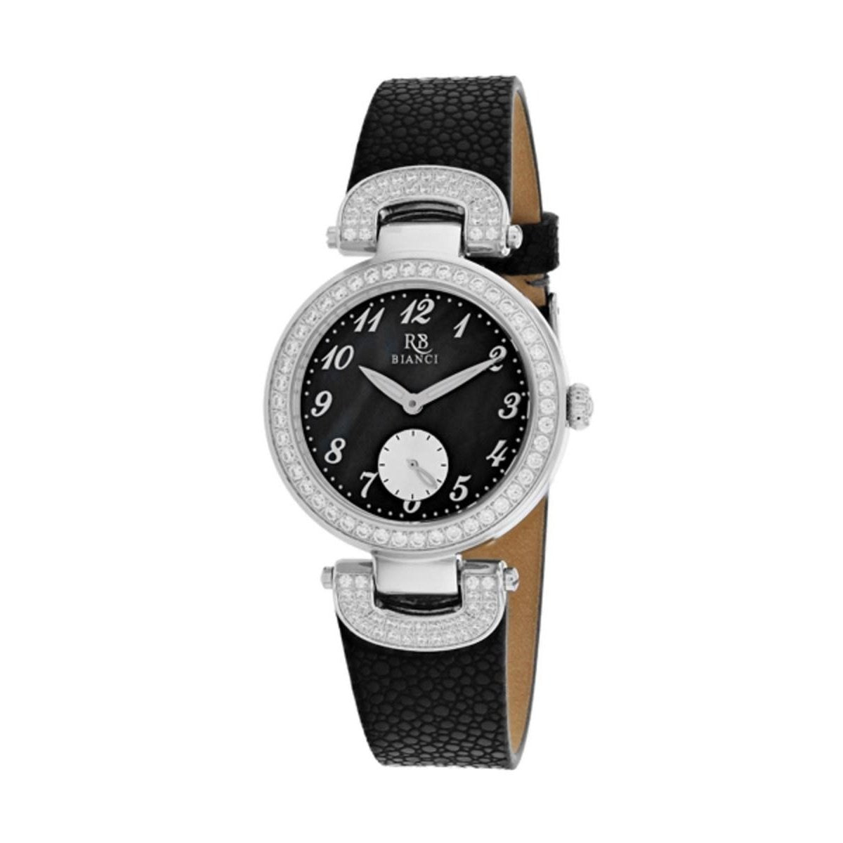 Roberto Bianci Women's RB0611 Alessandra Black Leather Watch