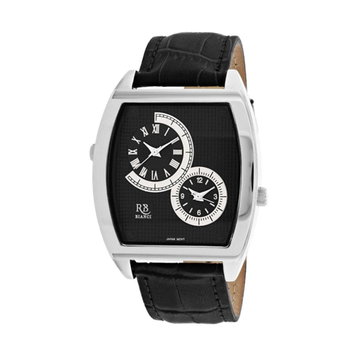 Roberto Bianci Men&#39;s RB0741 Benzo Black Leather Watch