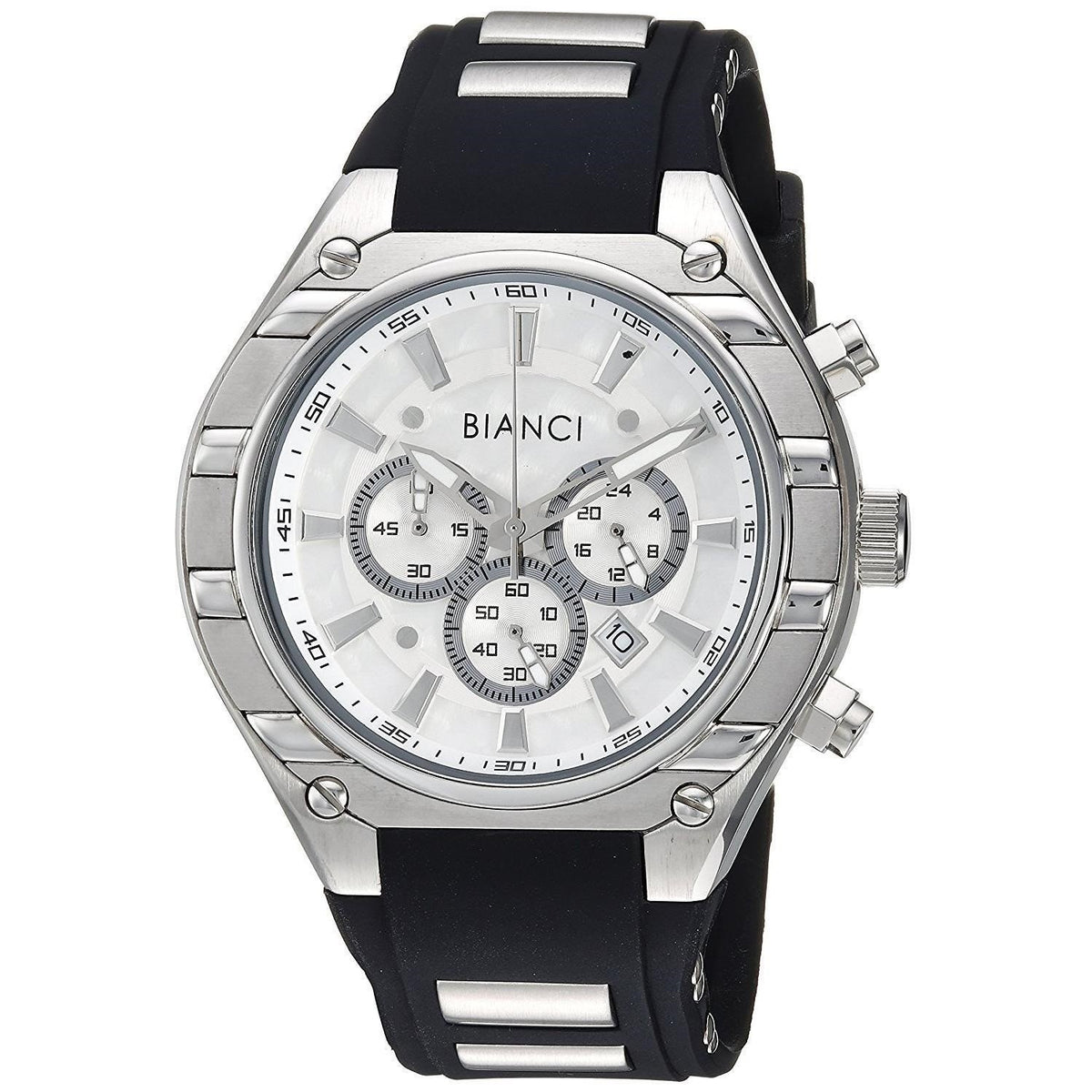 Roberto Bianci Men's RB54442 Ameglio Chronograph Black Silicone Watch