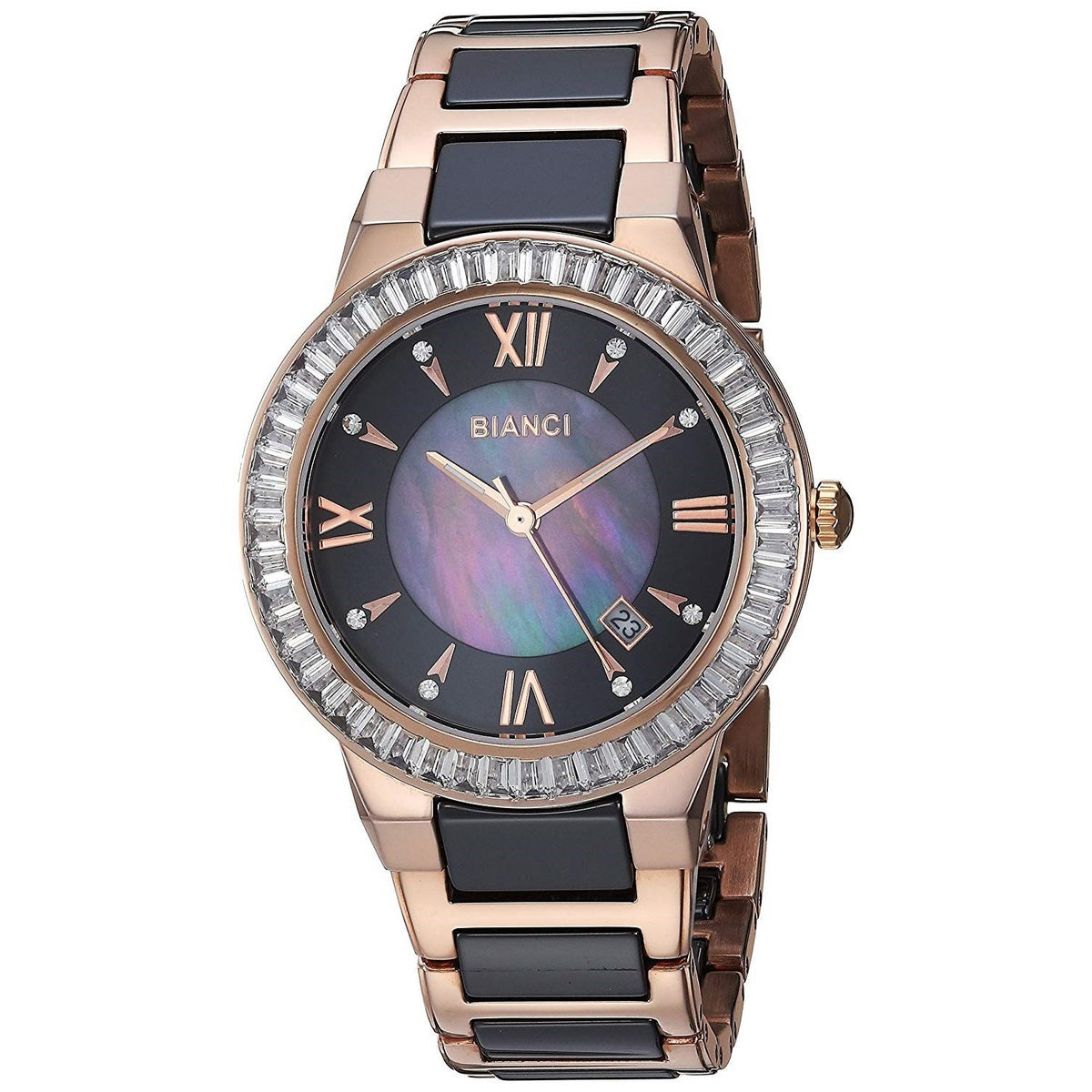 Roberto Bianci Women's RB58720 Allegra Crystal Two-Tone Ceramic Watch
