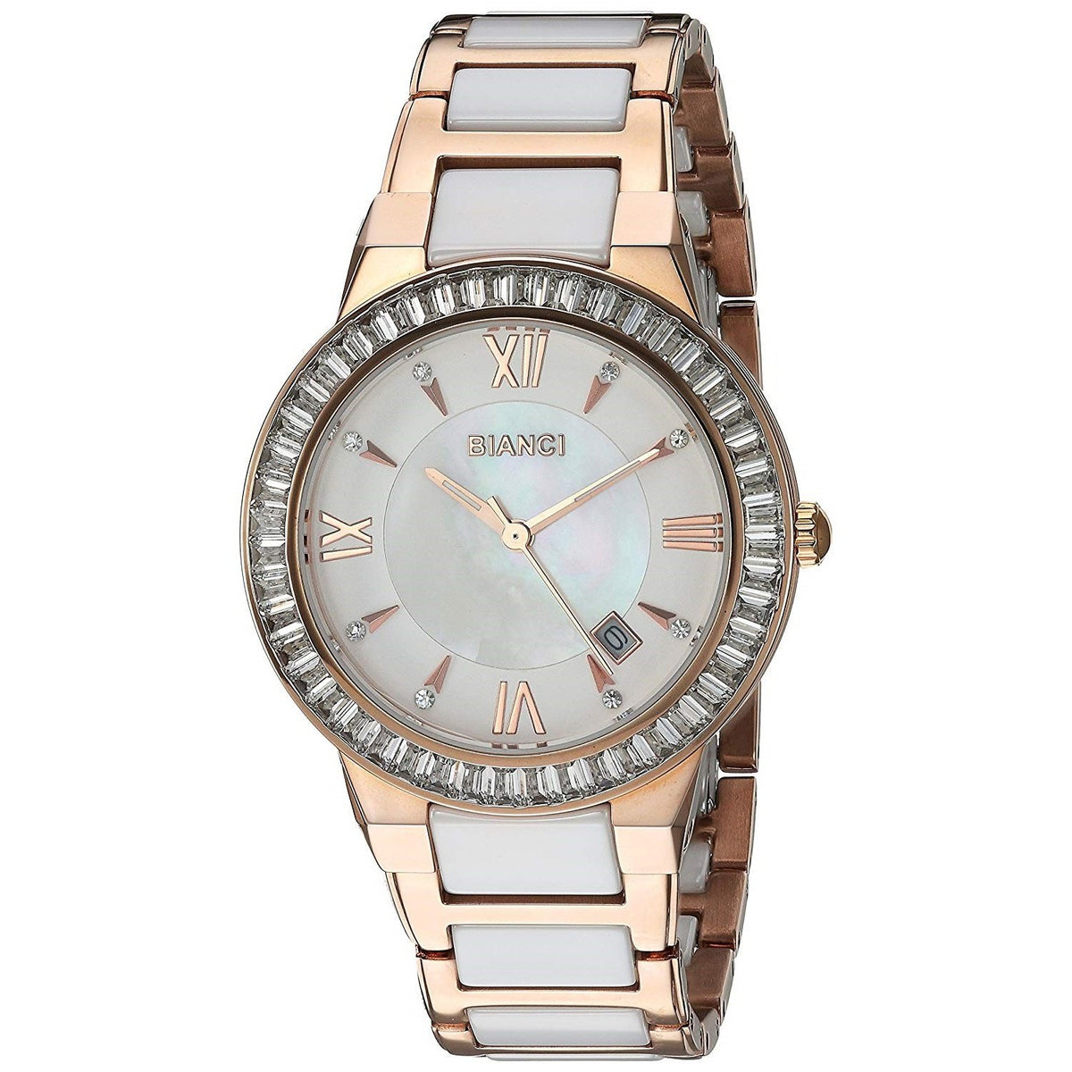 Roberto Bianci Women's RB58721 Allegra Crystal Two-Tone Ceramic Watch