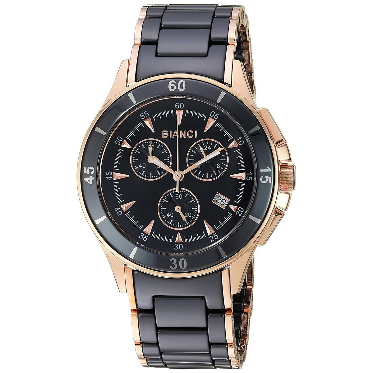 Roberto Bianci Women's RB58730 Florenca Chronograph Two-Tone Ceramic Watch