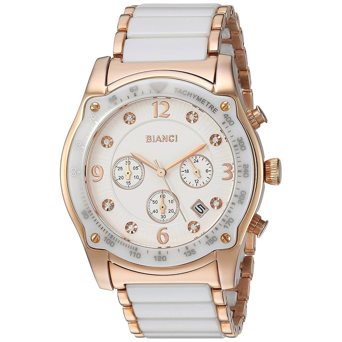 Roberto Bianci Women's RB58741 Simona Chronograph Two-Tone Ceramic Watch