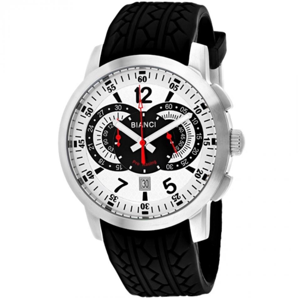 Roberto Bianci Men's RB70966 Lombardo Chronograph Black Rubber Watch
