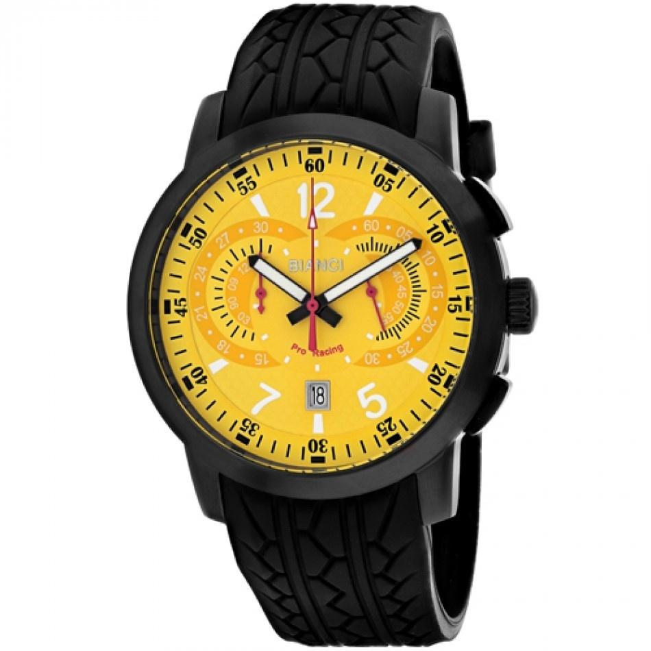 Roberto Bianci Men's RB70969 Lombardo Chronograph Black Rubber Watch