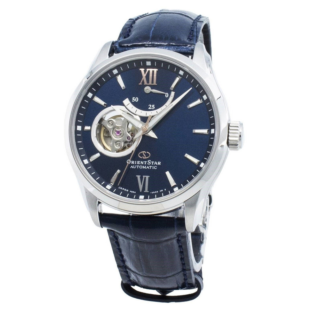 Orient Men&#39;s RE-AT0006L00B Star Blue Leather Watch