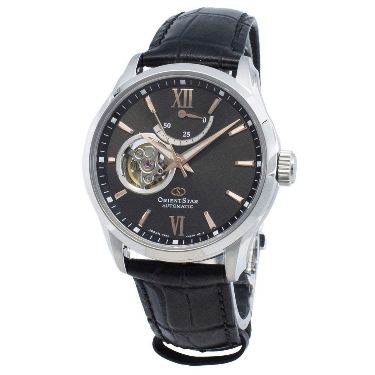 Orient Men's RE-AT0007N00B Star Black Leather Watch