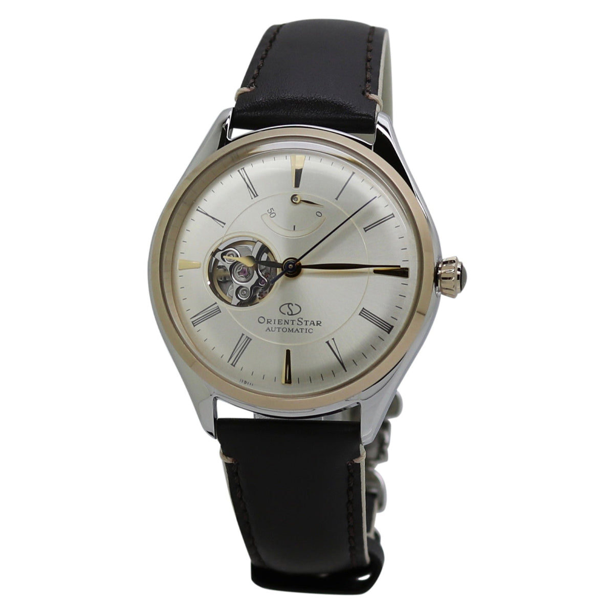 Orient Men's RE-AT0201G00B Orient Star Brown Leather Watch