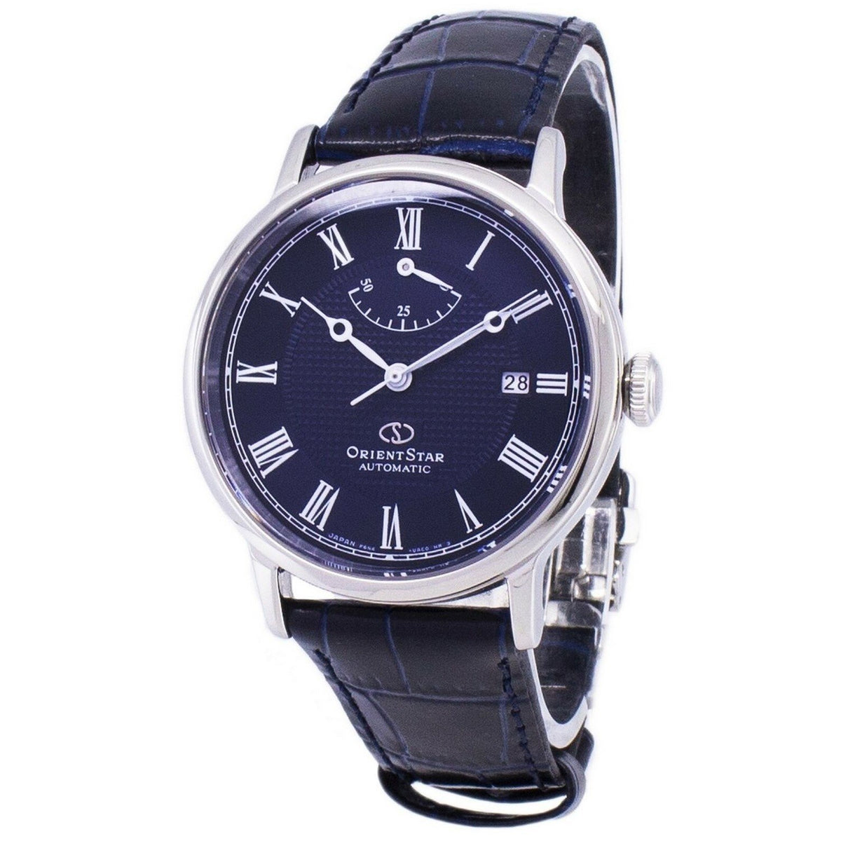 Orient Men's RE-AU0003L00B Star  Blue Leather Watch