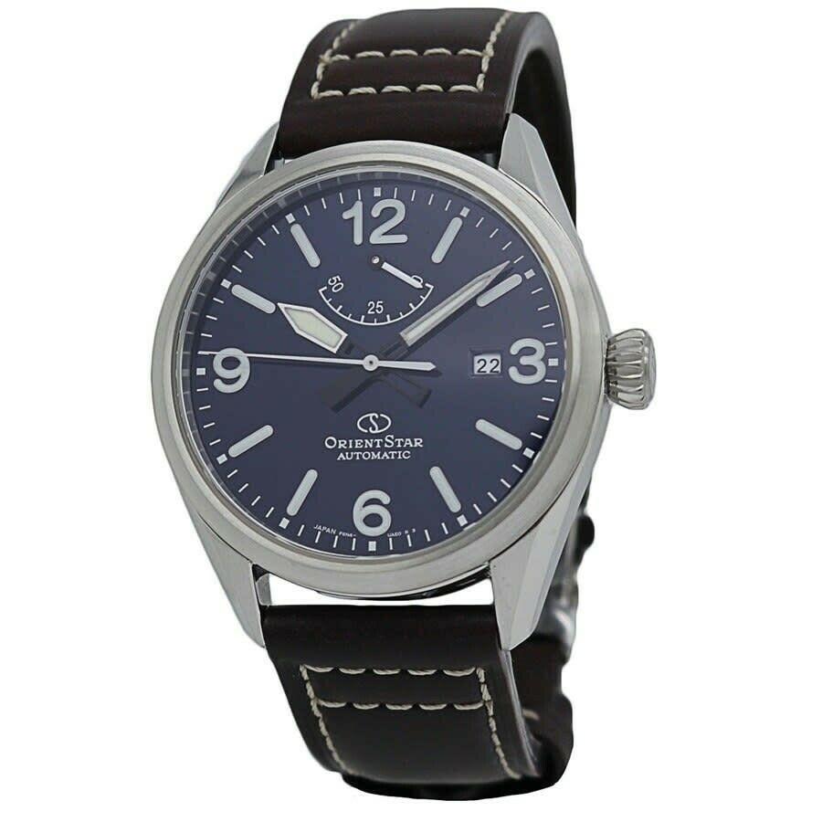Orient Men's RE-AU0204L00B Orient Star Brown Leather Watch