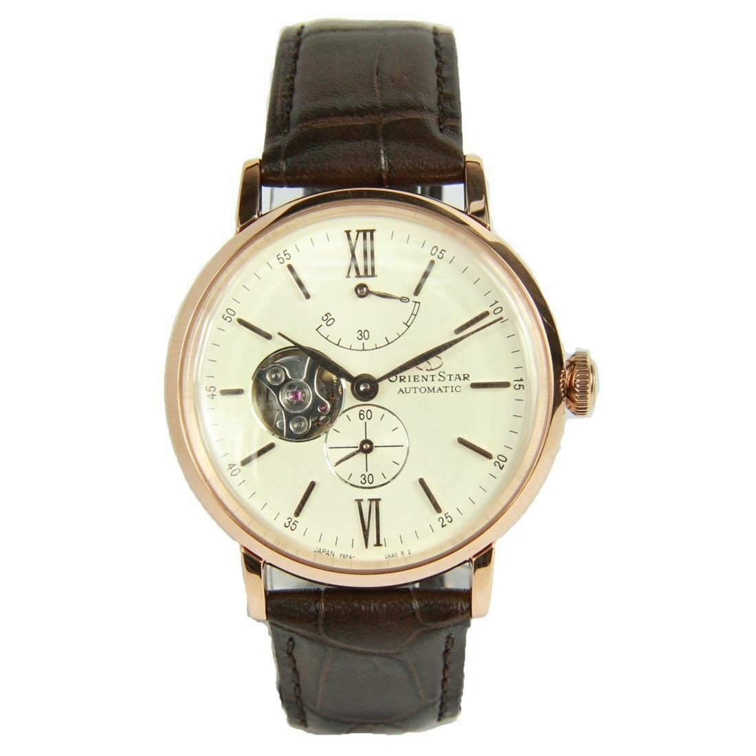 Orient Men's RE-AV0001S00B Orient Star Brown Leather Watch