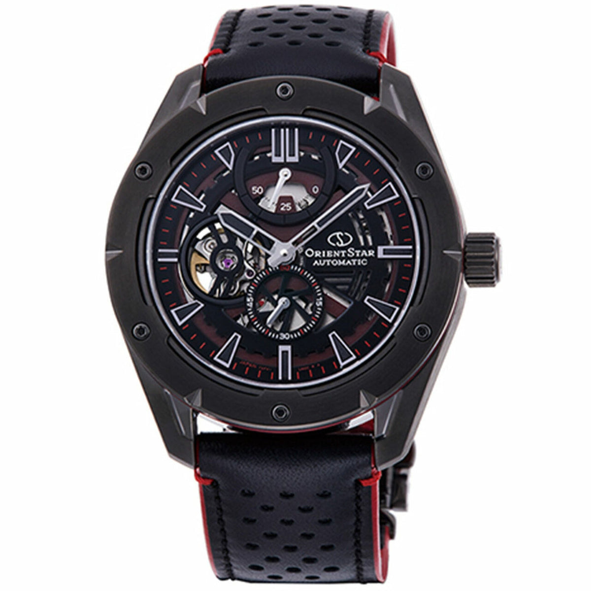 Orient Men's RE-AV0A03B00B Avant-Garde Black Leather Watch