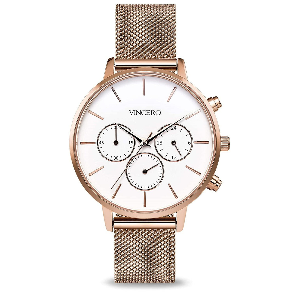 Vincero Women's RG-MSH-L04 The Kleio Chronograph Rose Gold-Tone Stainless Steel Watch