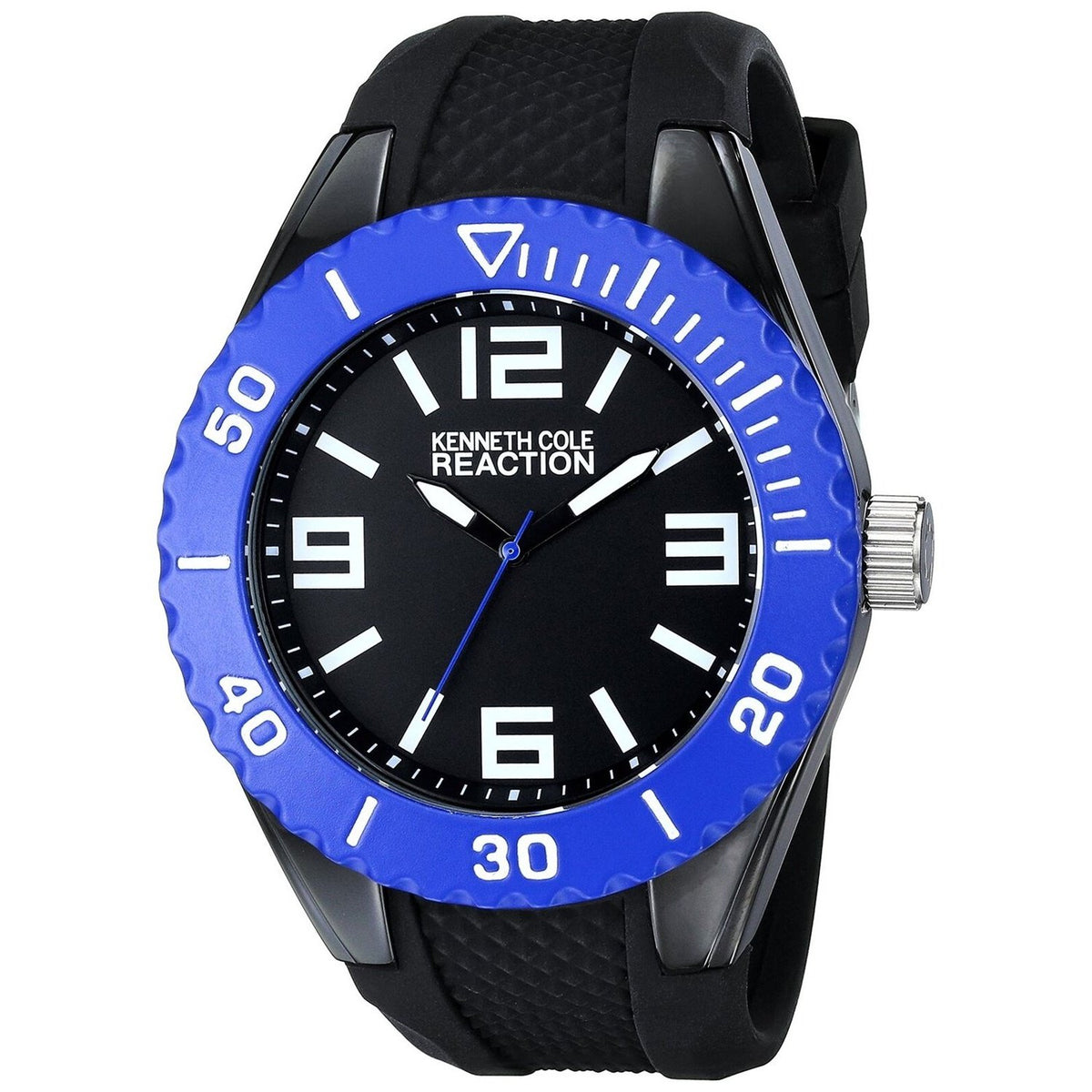 Kenneth Cole Men's RK1340 Reaction Black Rubber Watch