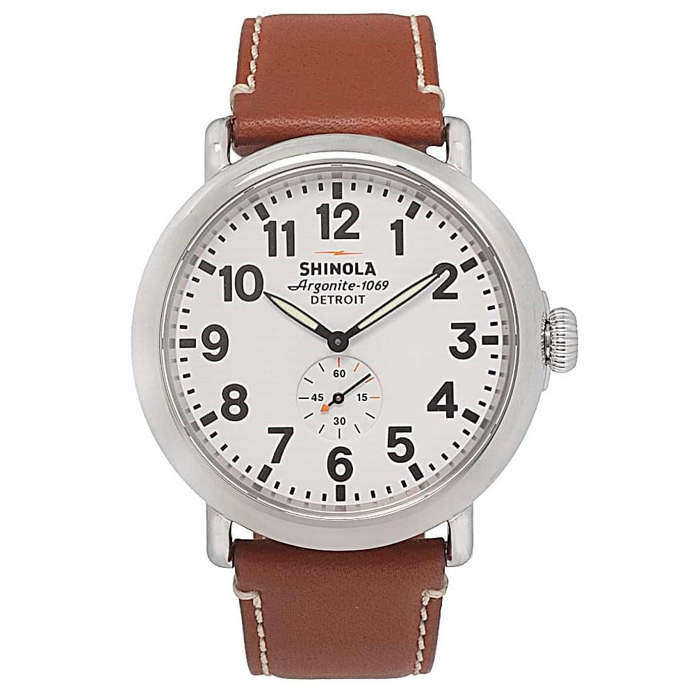 Shinola Men&#39;s S0110000010 The Runwell Tan Leather Watch
