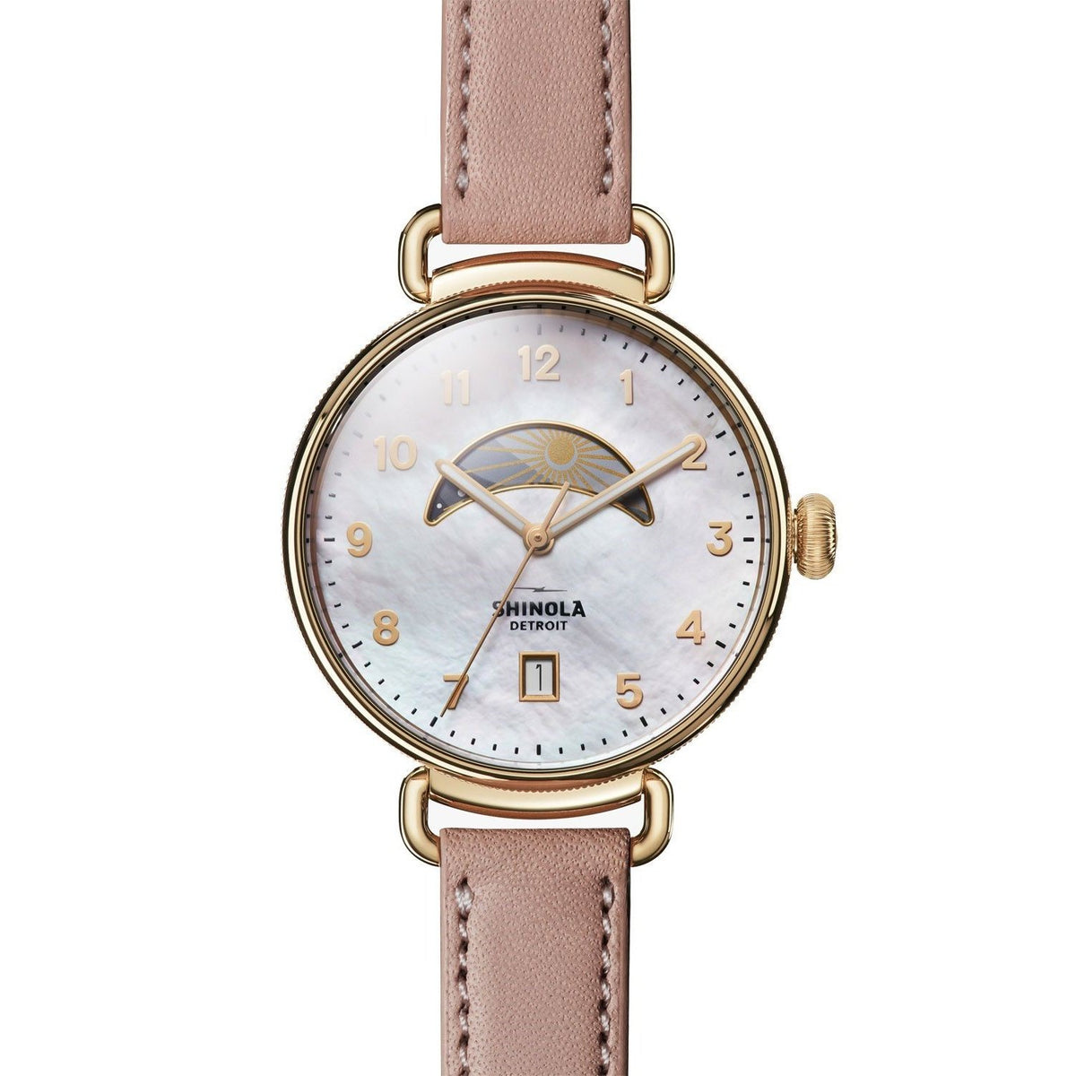 Shinola Women's S0120089879 The Canfield Brown Leather Watch