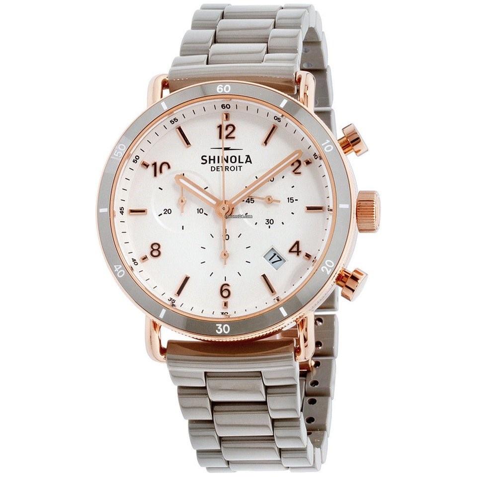 Shinola Women's S0120089884 The Canfield Chronograph Stainless Steel Watch