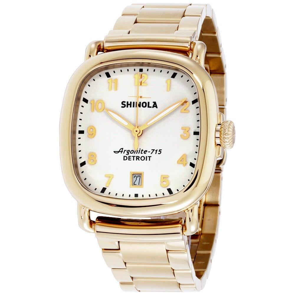 Shinola Unisex S0120089895 The Guardian Gold-Tone Stainless Steel Watch