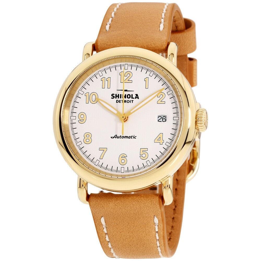 Shinola Unisex S0120141488 The Runwell Brown Leather Watch