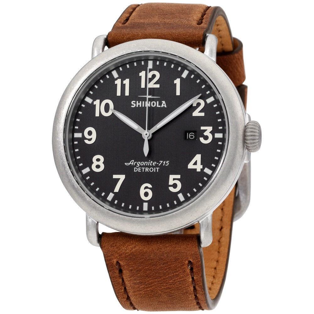 Shinola Men's S0120141505 The Runwell Brown Leather Watch