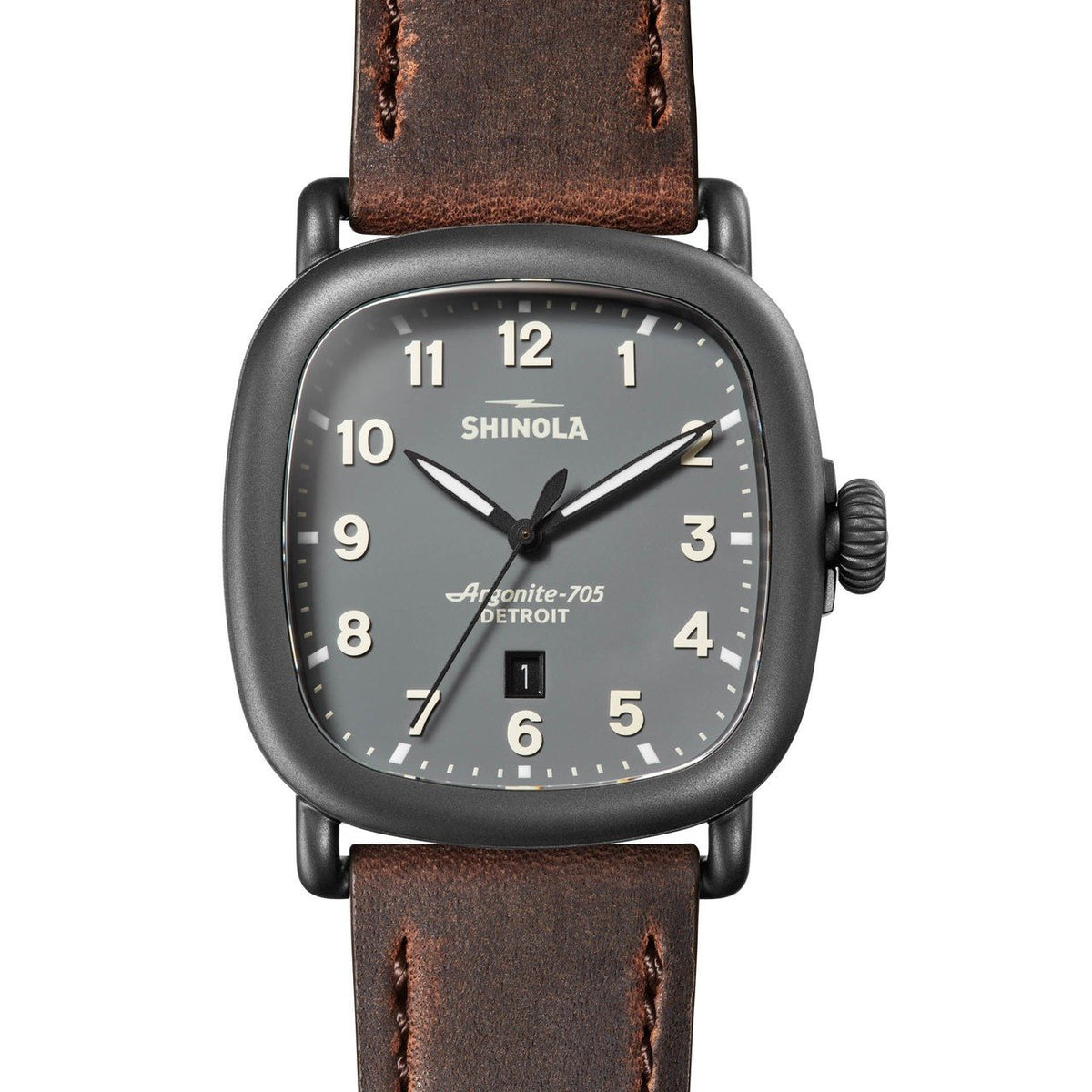 Shinola Men's S0120161937 The Guardian Brown Leather Watch