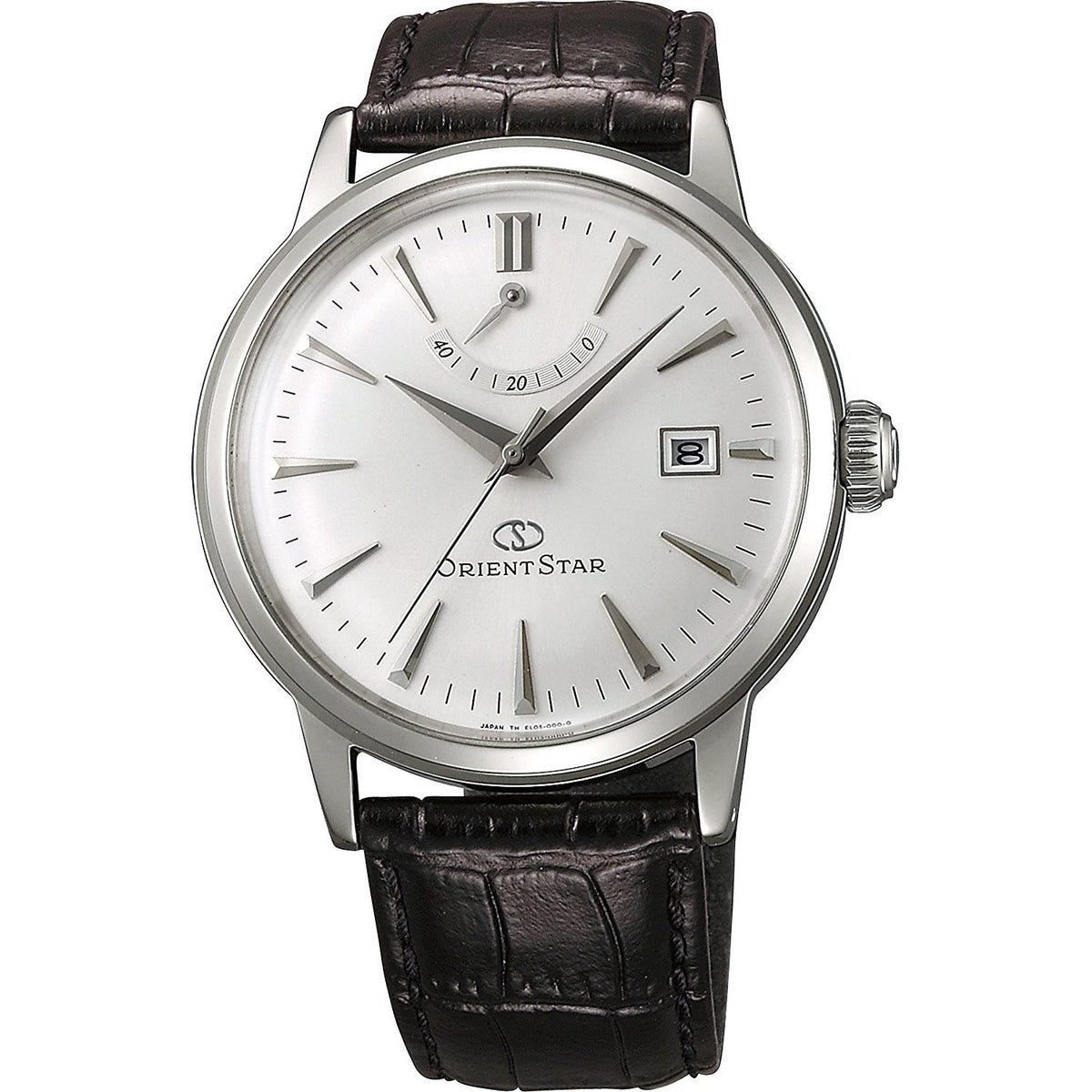 Orient Men&#39;s SAF02004W0 Star Automatic Black Leather Watch