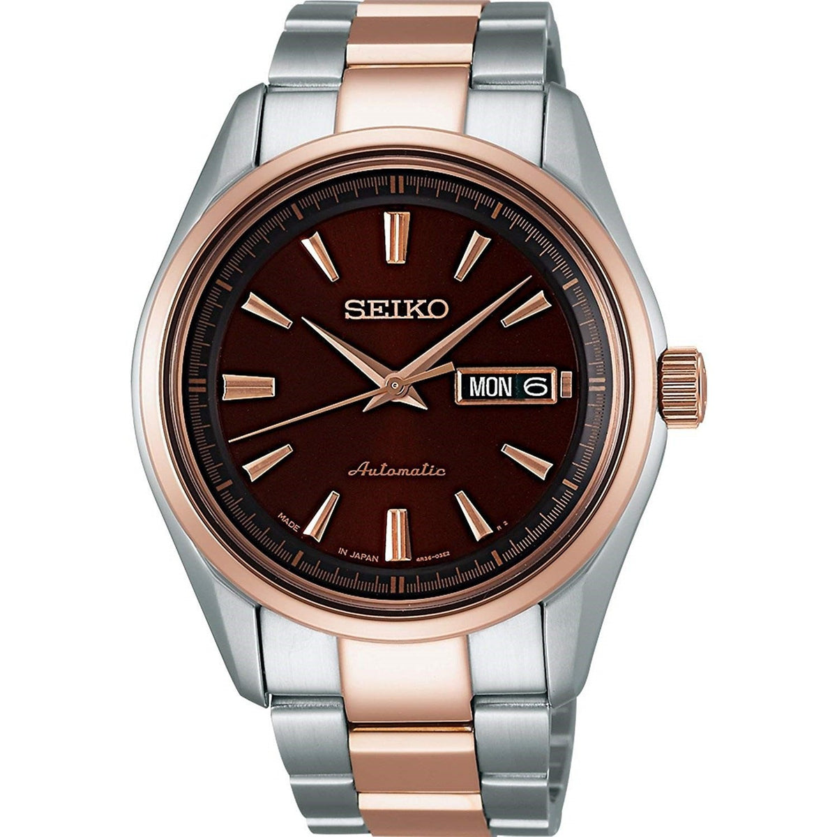 Seiko Men&#39;s SARY056 Presage Two-Tone Stainless Steel Watch