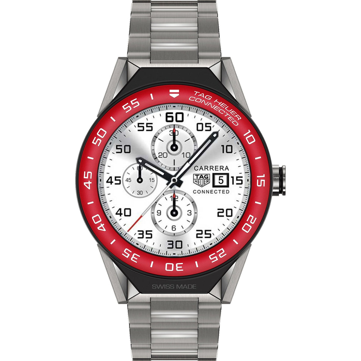 Tag Heuer Men's SBF8A8015.10BF0608 Connected Modular Titanium Watch