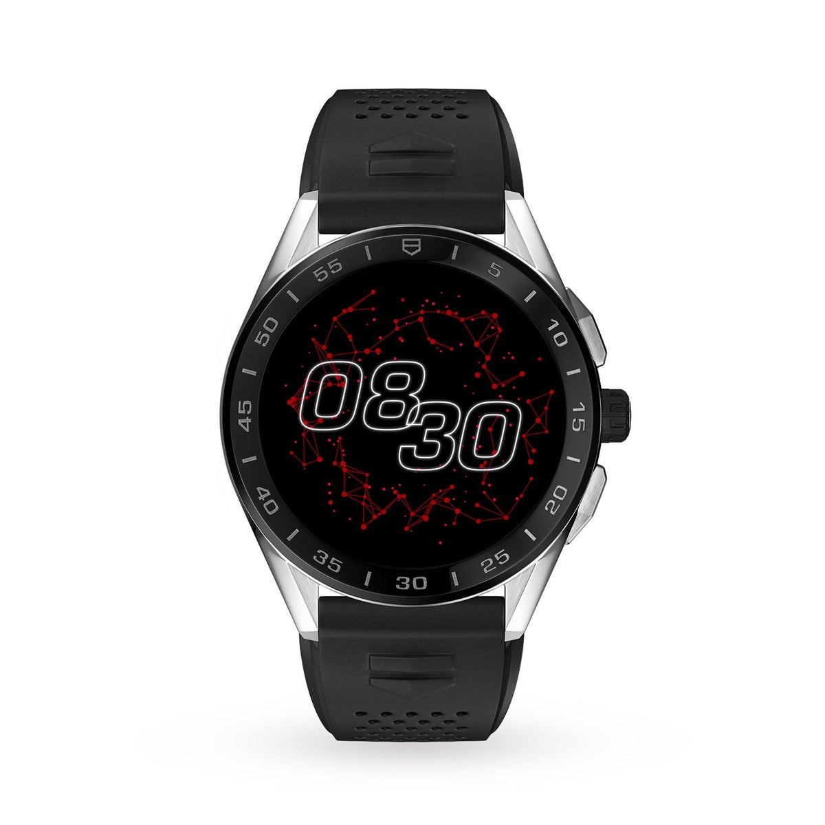 Tag Heuer Men's SBG8A10.BT6219 Connected Black Rubber Watch