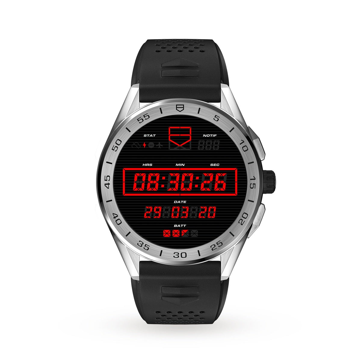 Tag Heuer Men&#39;s SBG8A12.BT6219 Connected Black Rubber Watch