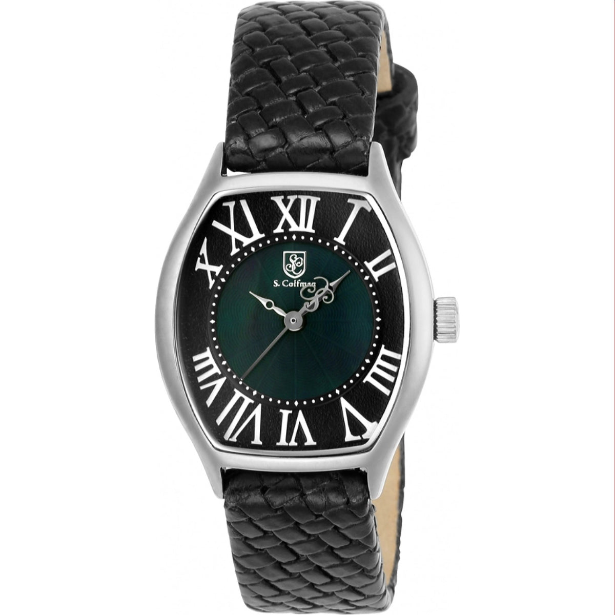 S. Coifman Women's SC0384 Black Leather Watch