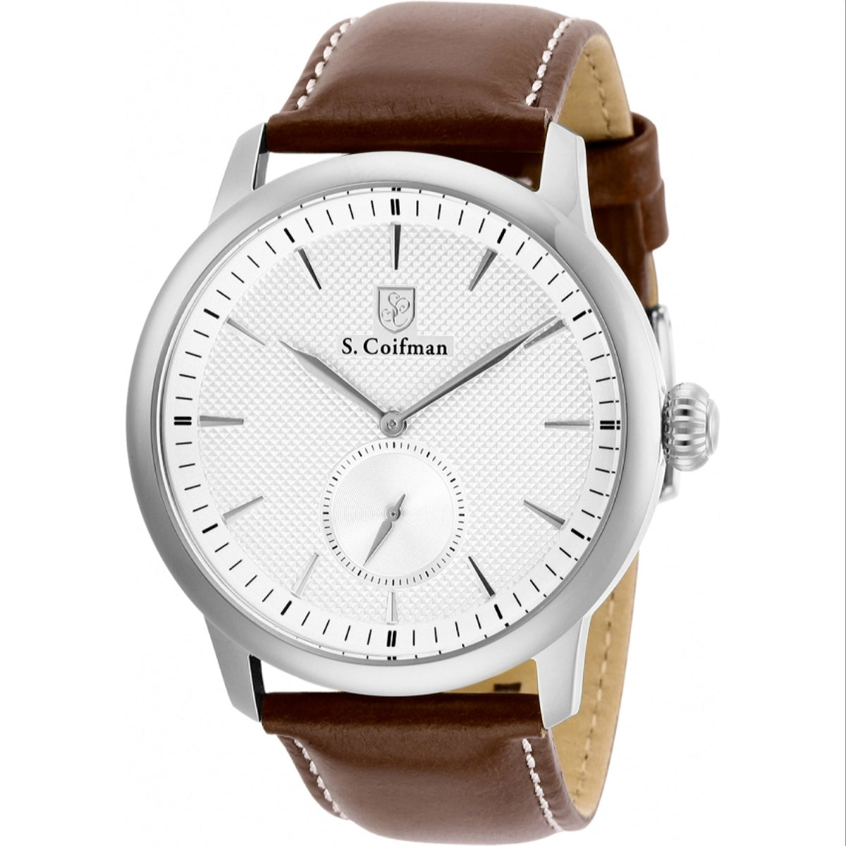 S. Coifman Men's SC0458 Brown Leather Watch