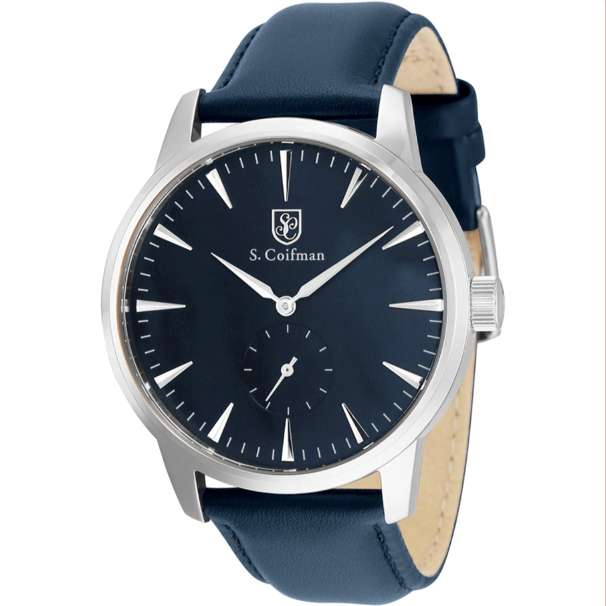 S. Coifman Men's SC0514 Blue Leather Watch