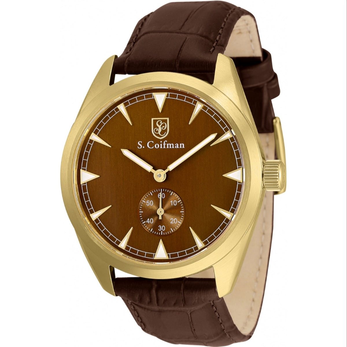 S. Coifman Men's SC0531 Brown Leather Watch