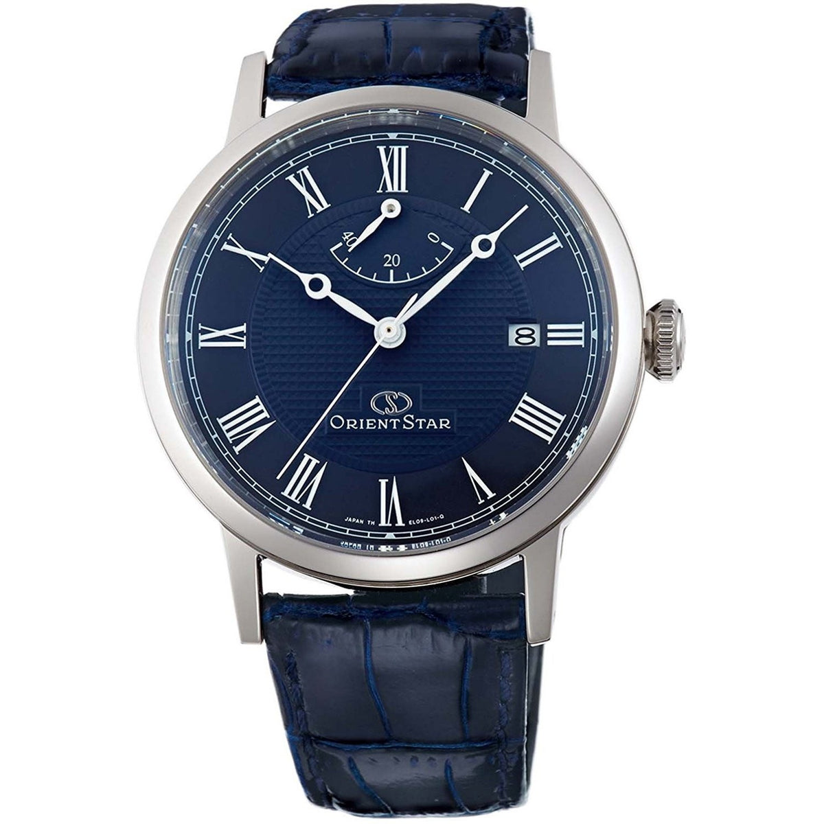 Orient Men's SEL09003D0 Star Automatic Blue Leather Watch