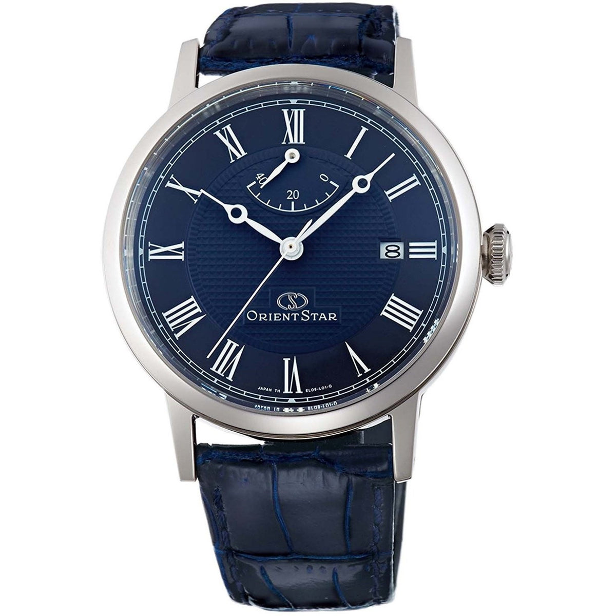 Orient Men&#39;s SEL09003D0 Star Automatic Blue Leather Watch