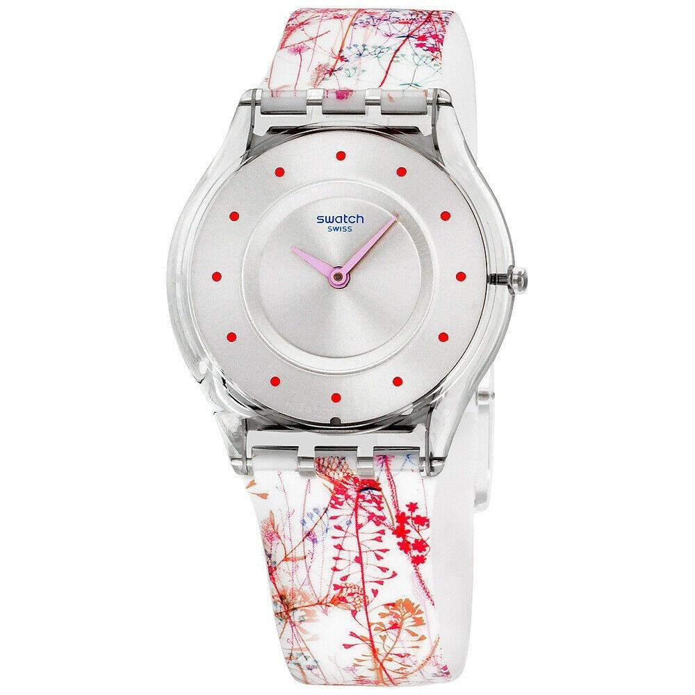 Swatch Women&#39;s SFE102 Skin Multicolored Silicone Watch