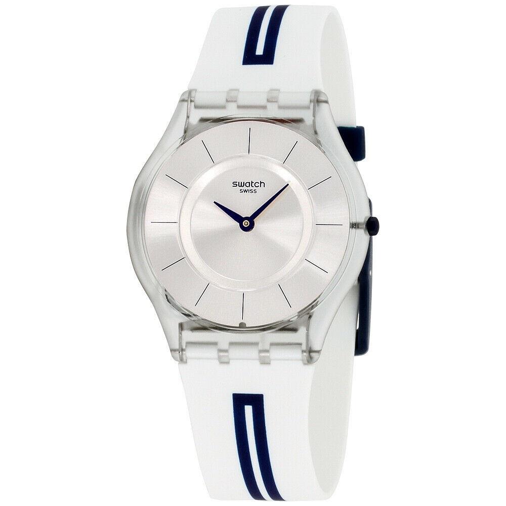 Swatch Unisex SFE112 Skin Two-Tone Silicone Watch