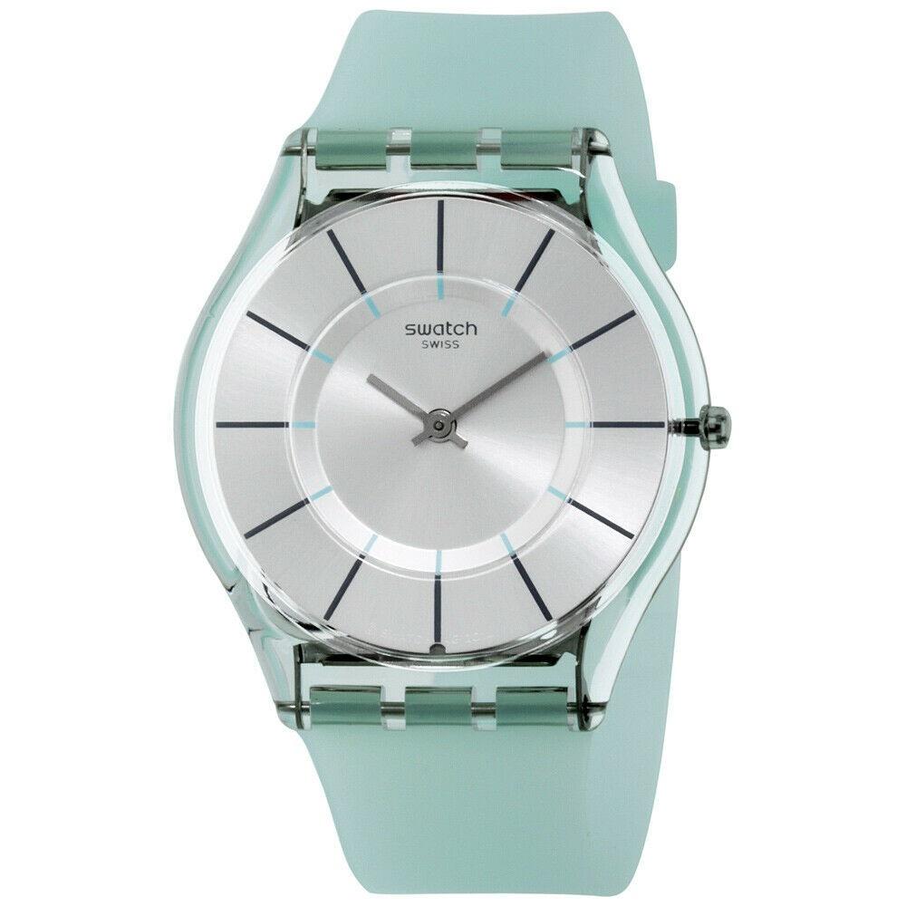 Swatch Women&#39;s SFK397 Skin Blue Silicone Watch