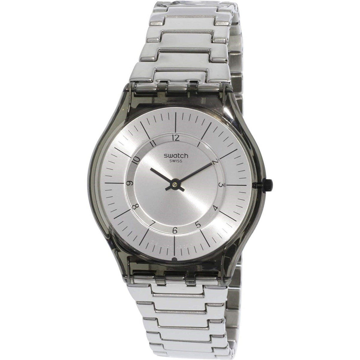Swatch Unisex SFM134G Skin Grey Stainless Steel Watch