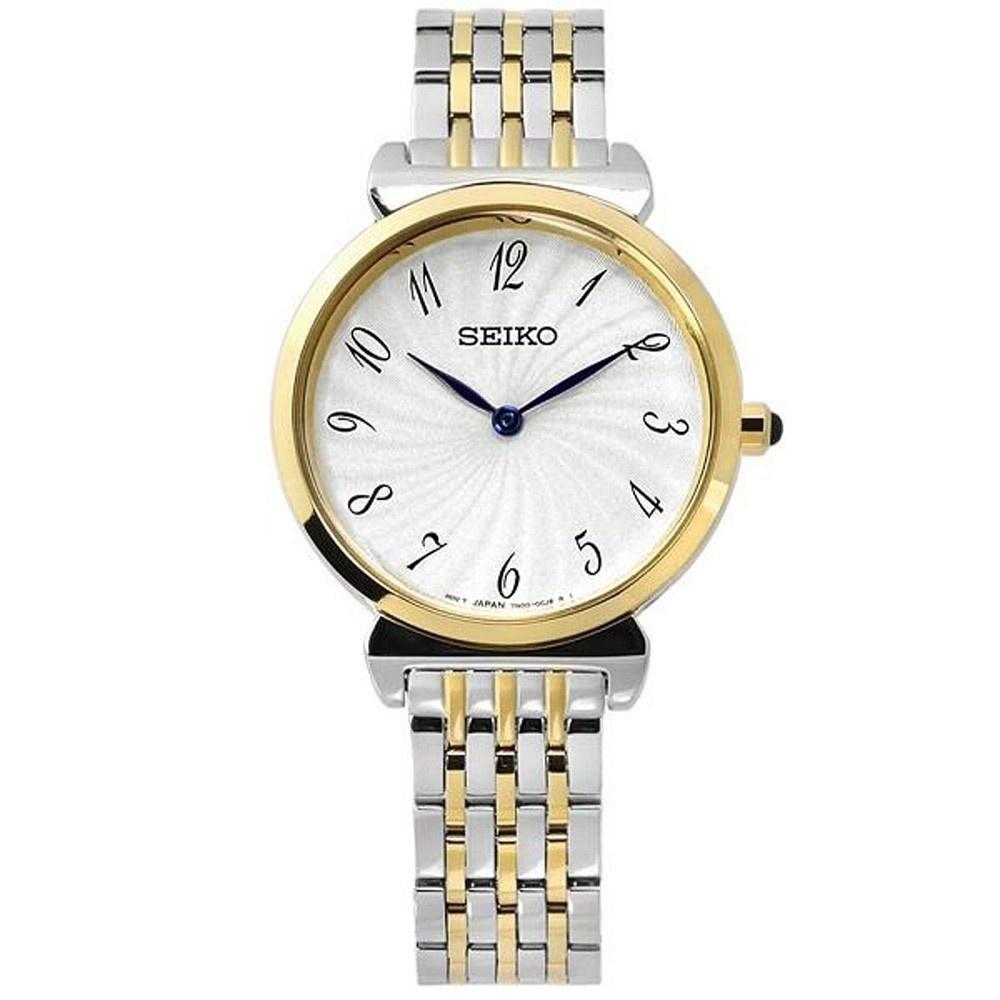 Seiko Women&#39;s SFQ800 Quartz Two-Tone Stainless Steel Watch